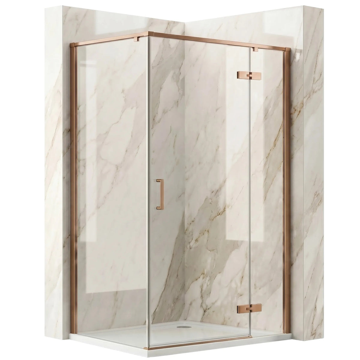 Cabina De Dus Rea Bruno 100x80 Brush Copper 12