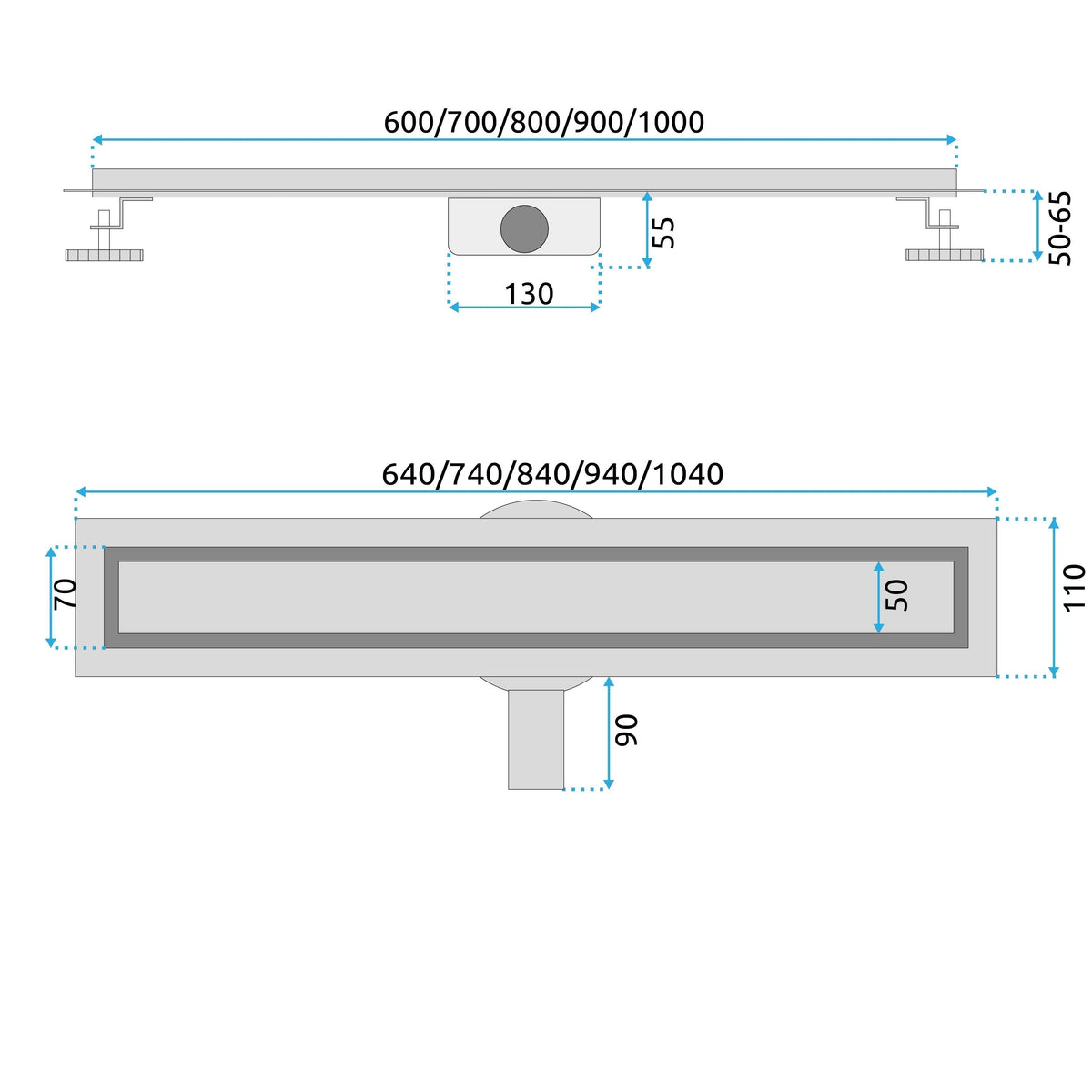 Rigola Dus REA Neox Pro Titan 100 12