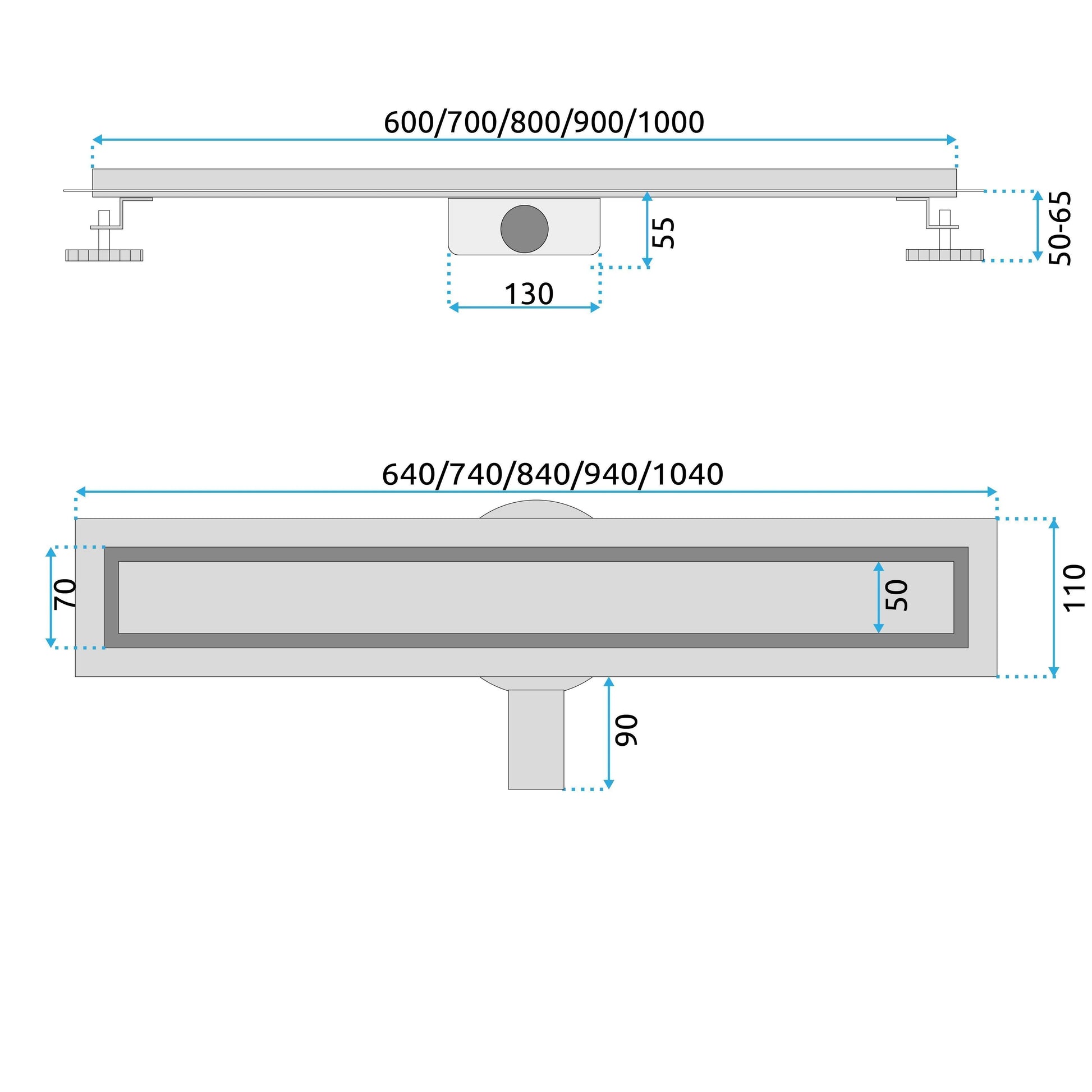 Rigola Dus REA Neox Pro Titan 100 12