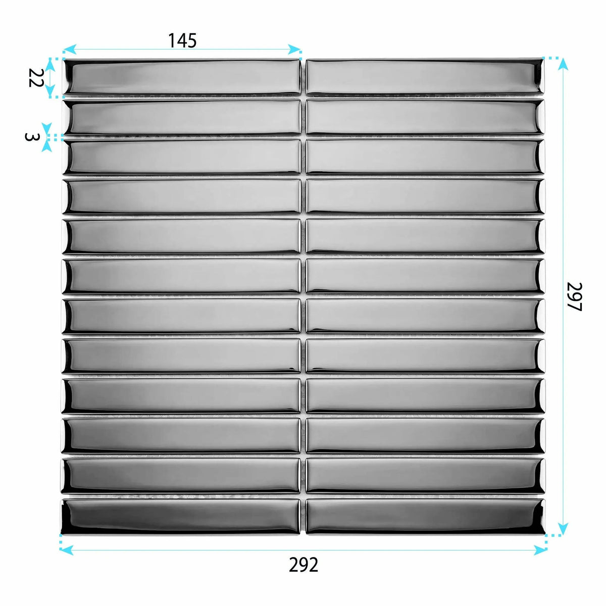 Mozaic De Perete Glass REA P14457 1 Pcs. 12