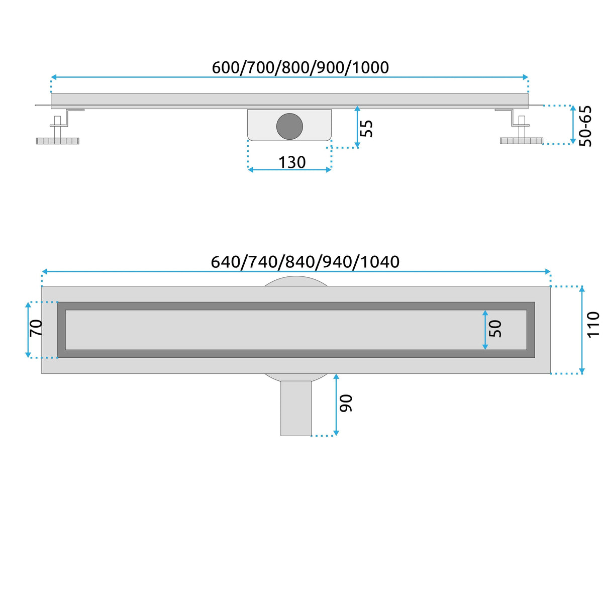 Rigola Dus REA Neox Pro Titan 70 12
