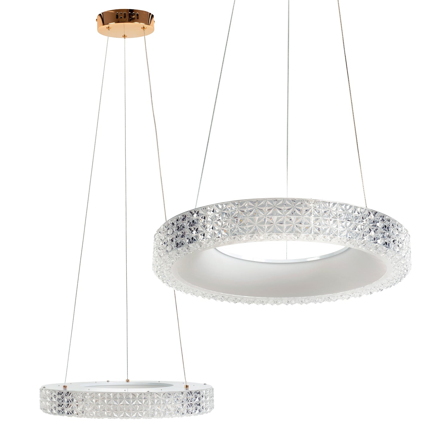 Lampa Led Ms001-cp Rose Gold 40cm  1