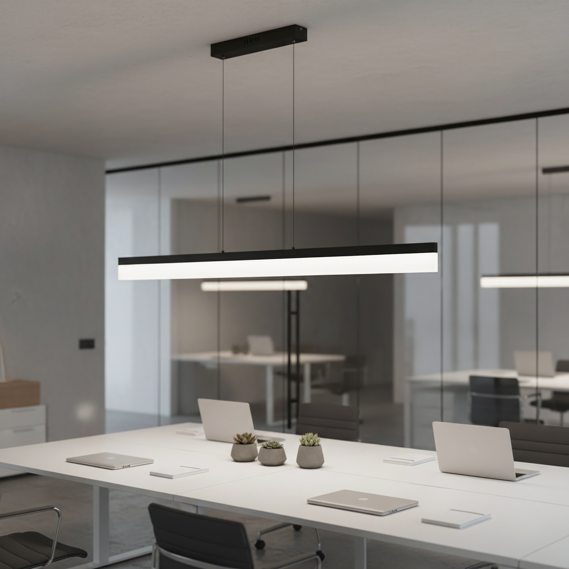 Lampă Suspendată Led App1692-cp 120 Cm Black  7