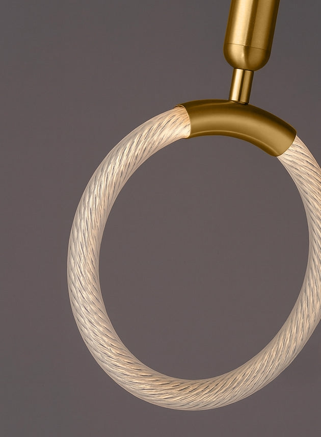 Lampă Suspendată Led Lhj058-cp1 Brush Gold  7