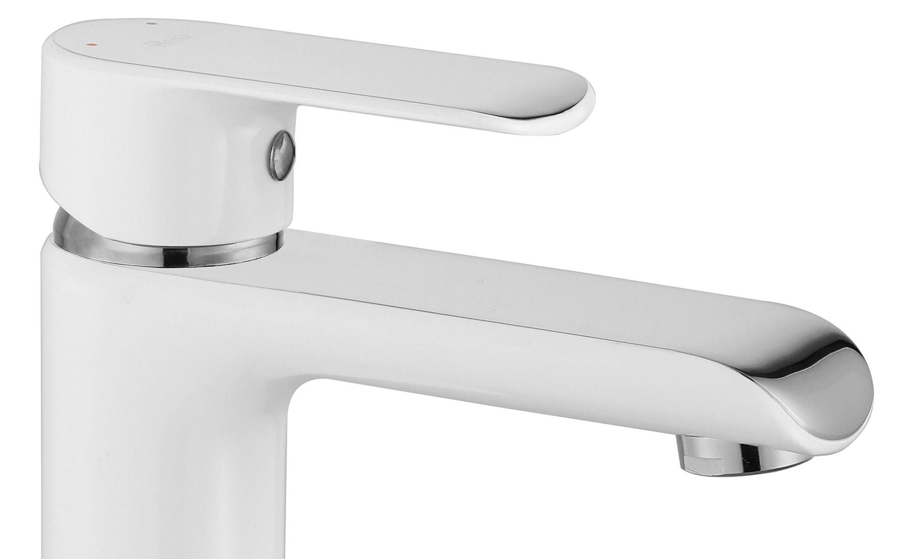 Baterie pentru baie REA Bloom White Chrom Low  4