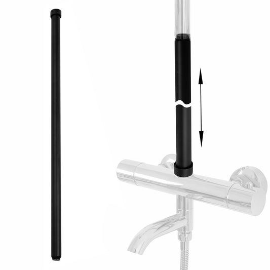 Prelungire coloana duș BLACK 60cm  1