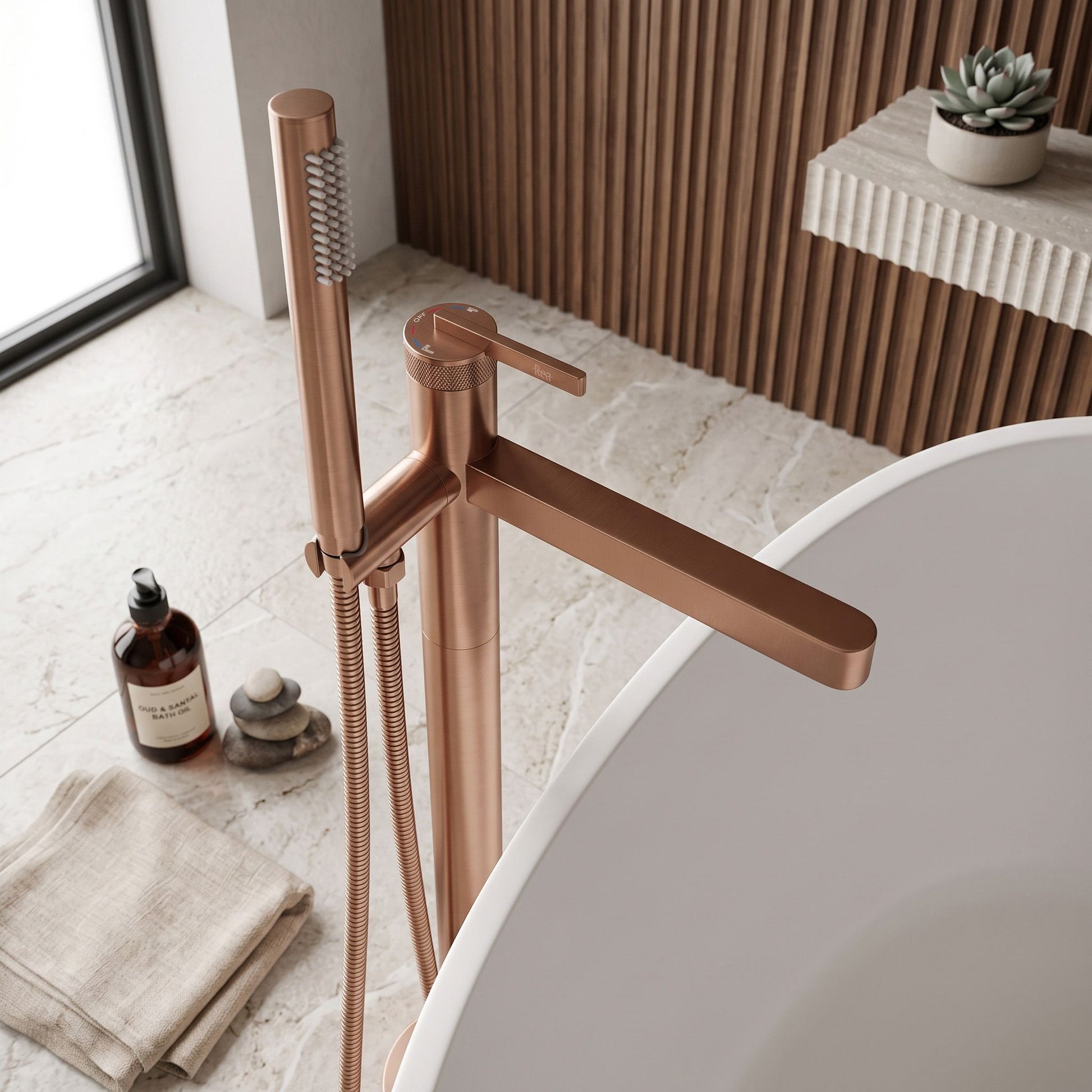 Baterie De Podea Rea Grace Brush Copper 8