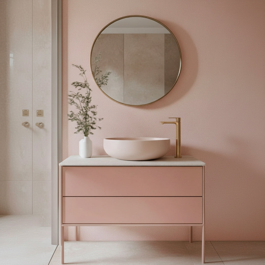 Baterie Pentru Baie Rea Drop Brush Copper High  3