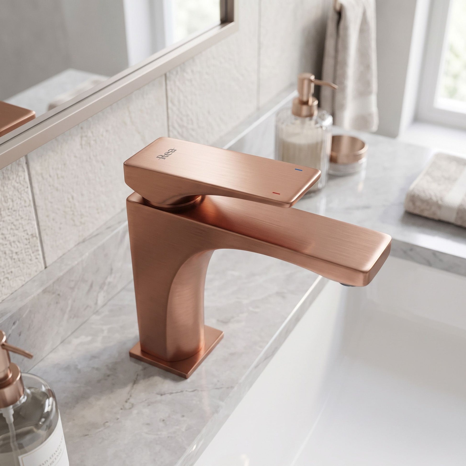 Baterie Pentru Baie PREMIUM Rea Joe Brush Copper Low 4