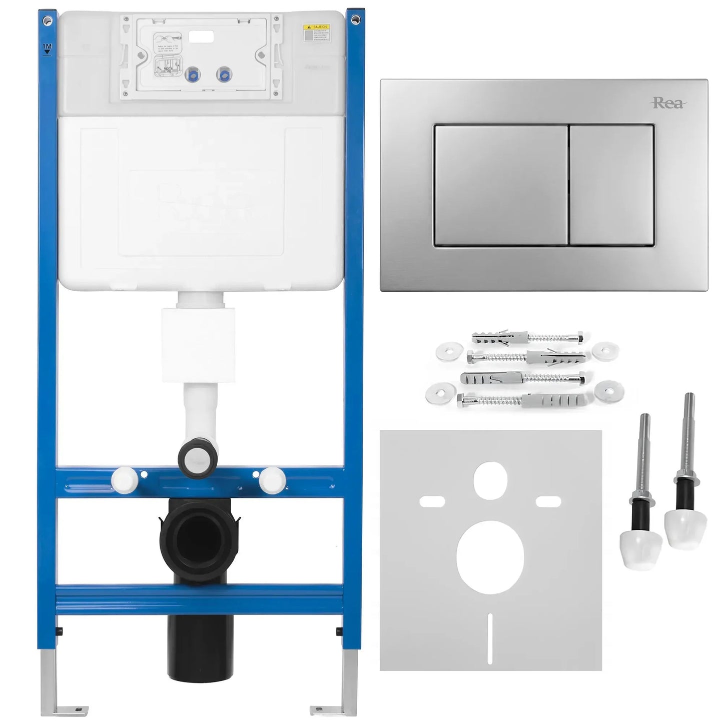 Cadru WC Încastrat K011A-Q Rea Cu Buton J Satin 13