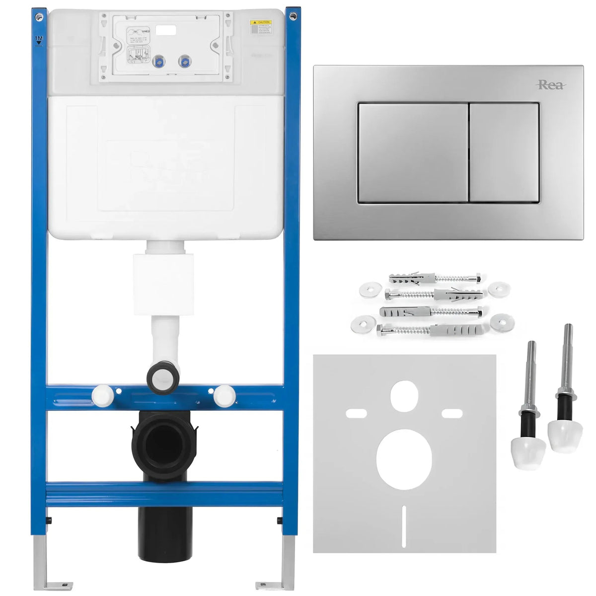 Cadru WC Încastrat K011A-Q Rea Cu Buton J Satin 13
