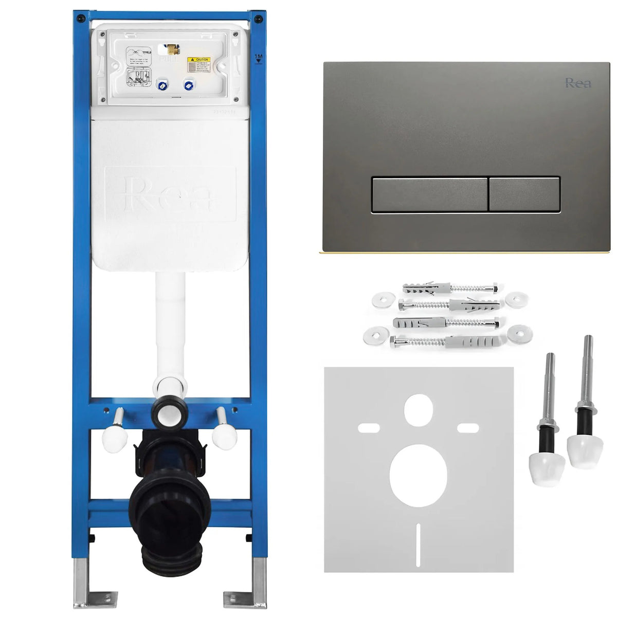 Set Cadru Îngropat Slim 024N Pentru WC Cu Buton HD Titan 13