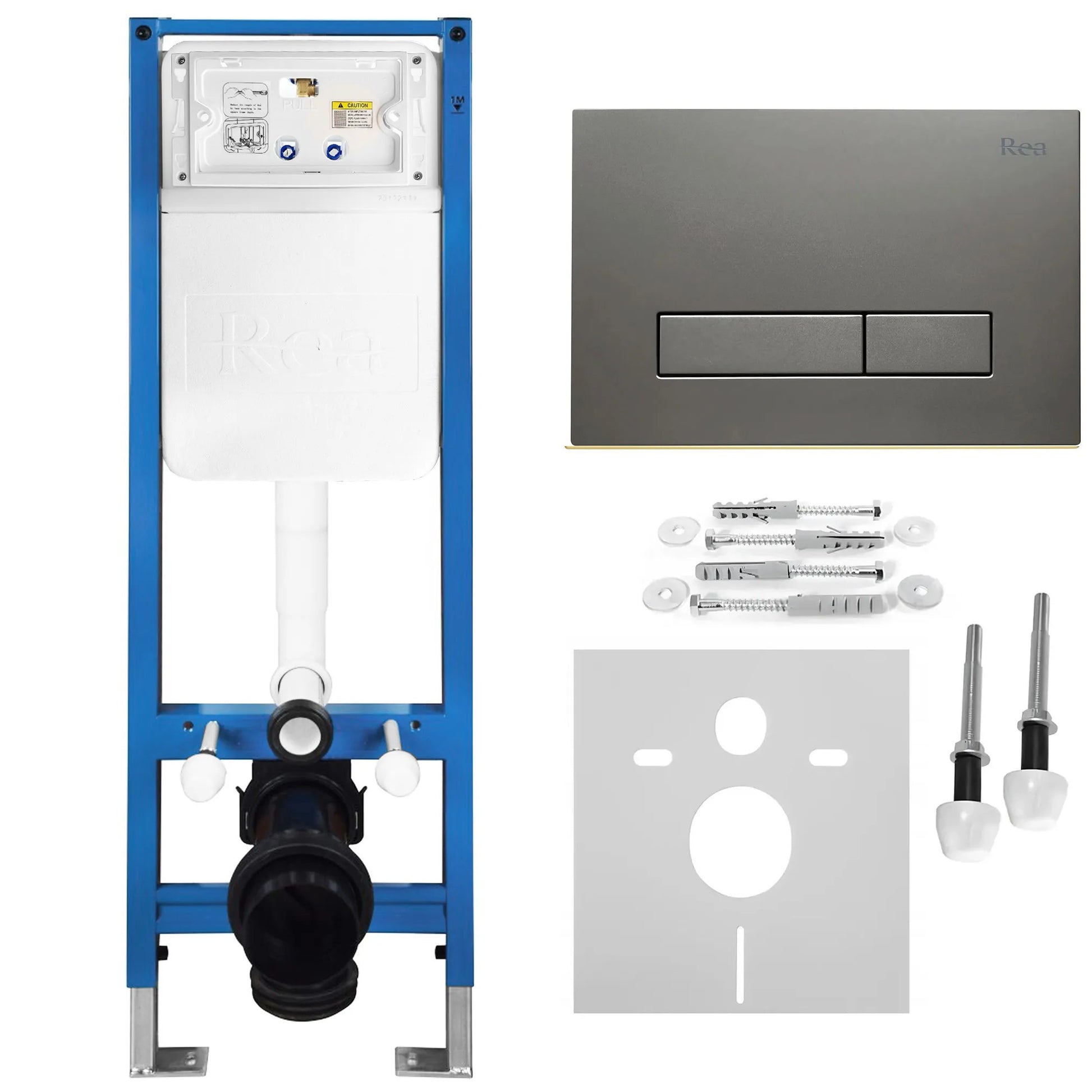 Set Cadru Îngropat Slim 024N Pentru WC Cu Buton HD Titan 13