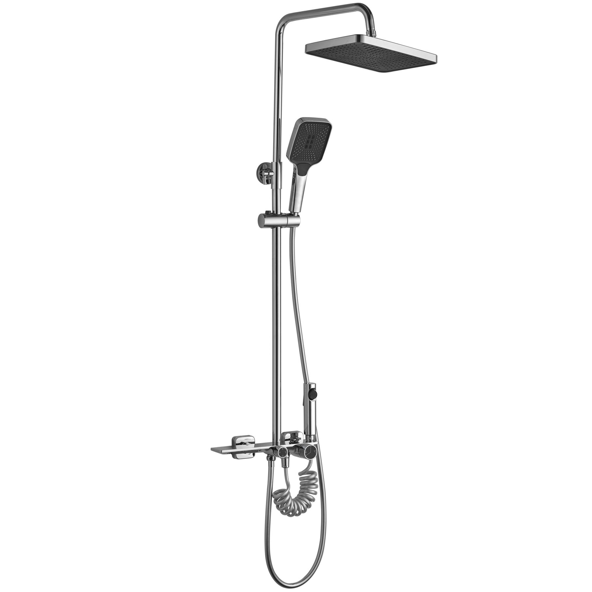 Coloana de dus REA HELIX Chrome  8