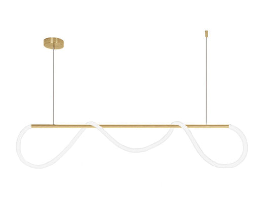 Lampa LED APP854-CP Long Gold 1