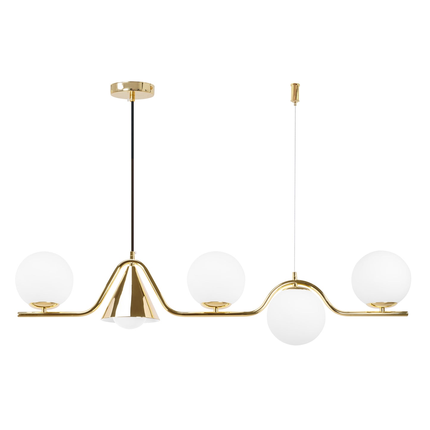 Lampă Suspendată APP1662-5CP Gold  1