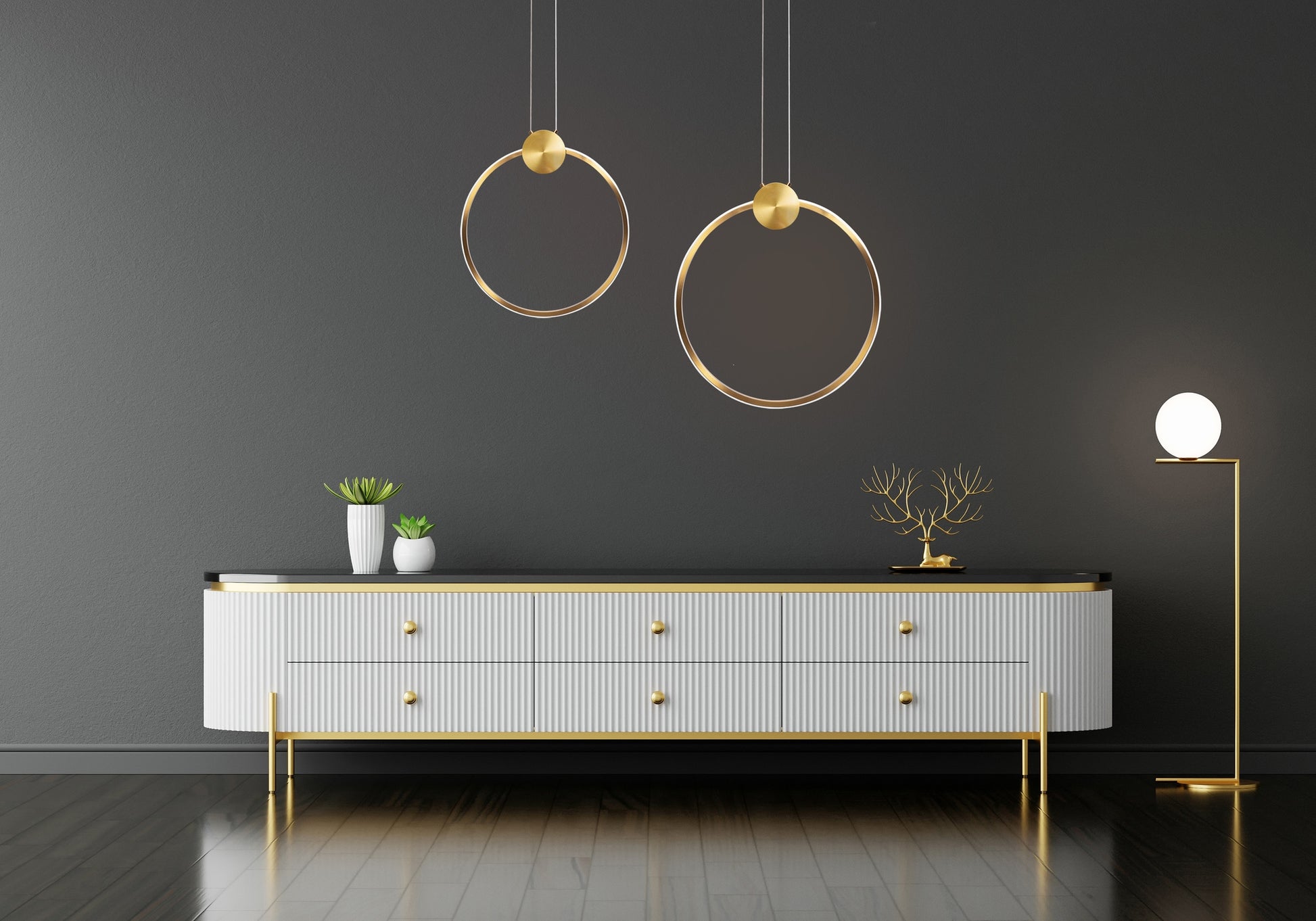 Lampă De Tavan Led App1400-cp Old Gold 50cm  5