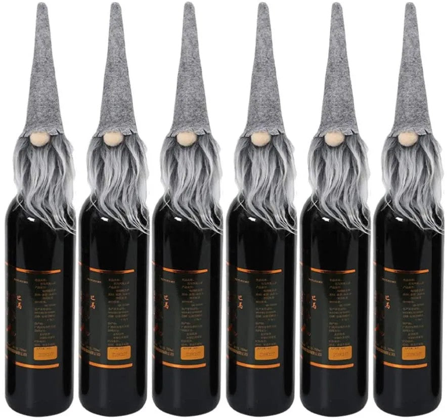 Husă De Crăciun Pentru Sticlă Santa KF323-6 14