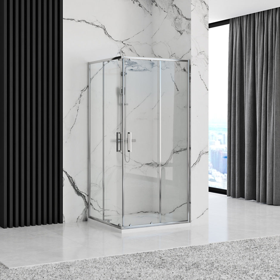 Cabină de duș Rea Punto 90x90 cm cu cadita Savoy black 2