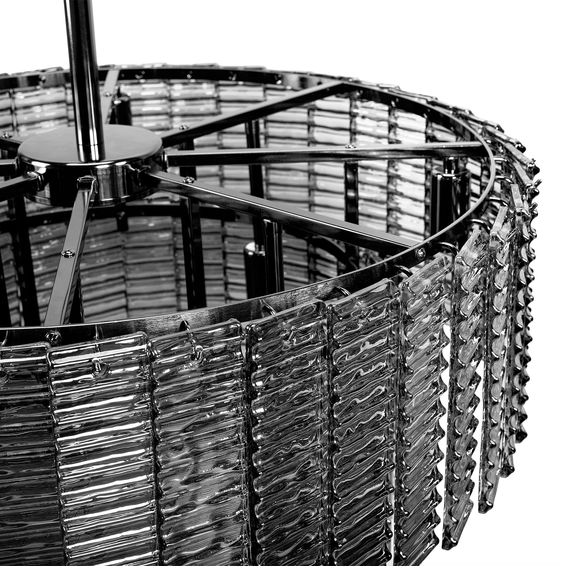 Lustră Suspendată De Tavan APP1678-8CP Gri  10