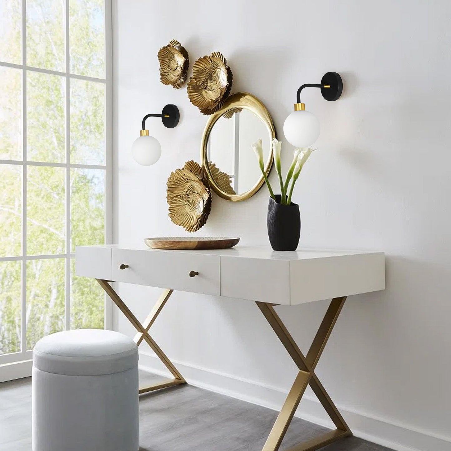 Lampa de perete APP1301-1W Black Gold  5