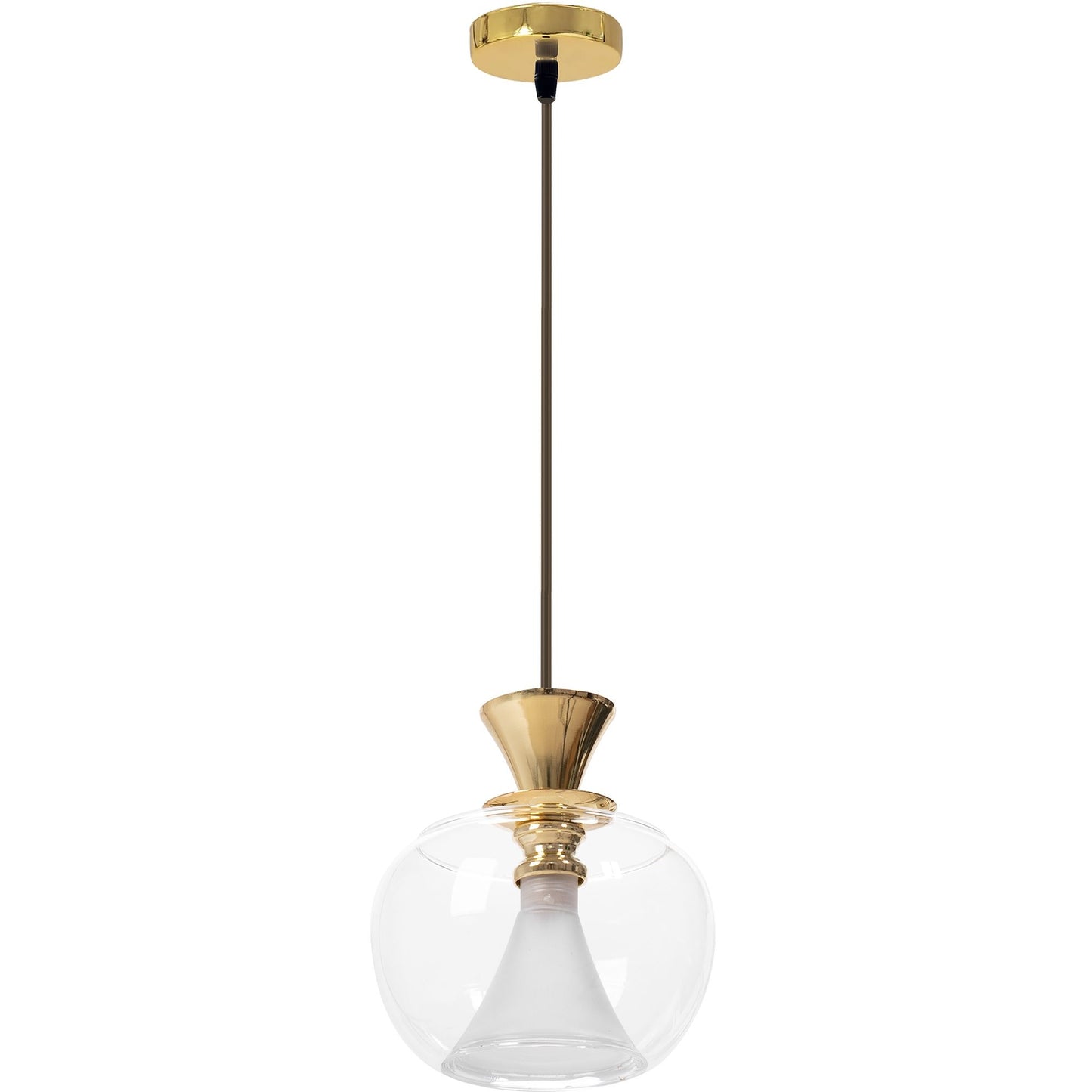 Lampa De Tavan Suspendabila Din Sticla Sfera Auriu APP902-1CP  7