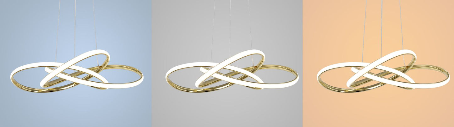 Lampa LED APP815-CP Node Gold 4