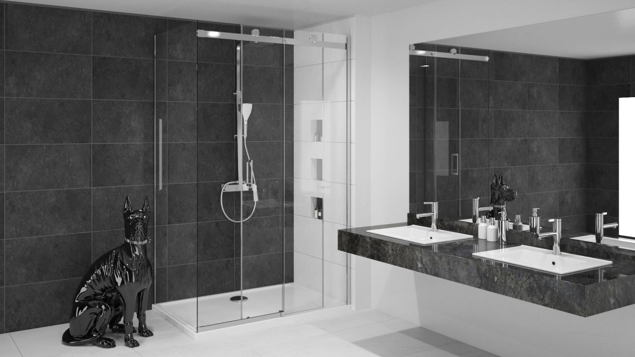 Cabina de dus Rea Nixon 140x80 stanga 4