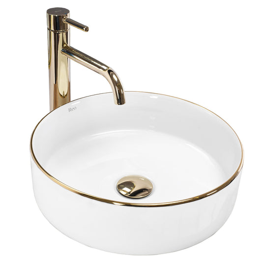 Lavoar pentru blat Rea Sami Gold Edge 1