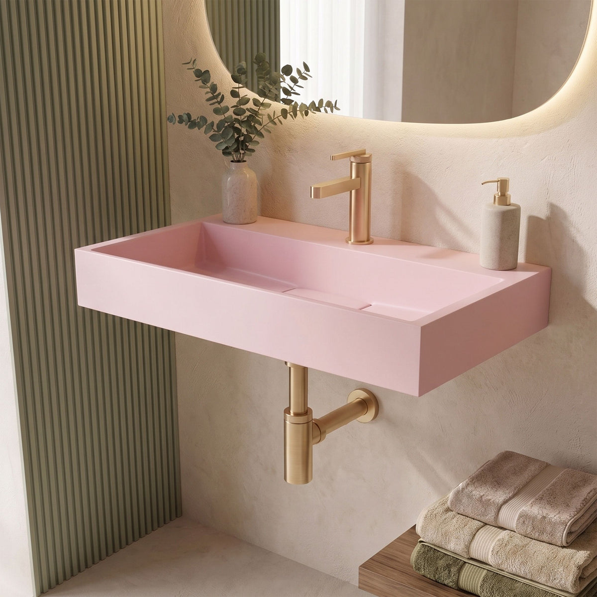 Lavoar Pentru Blat GOYA PINK 60CM 9