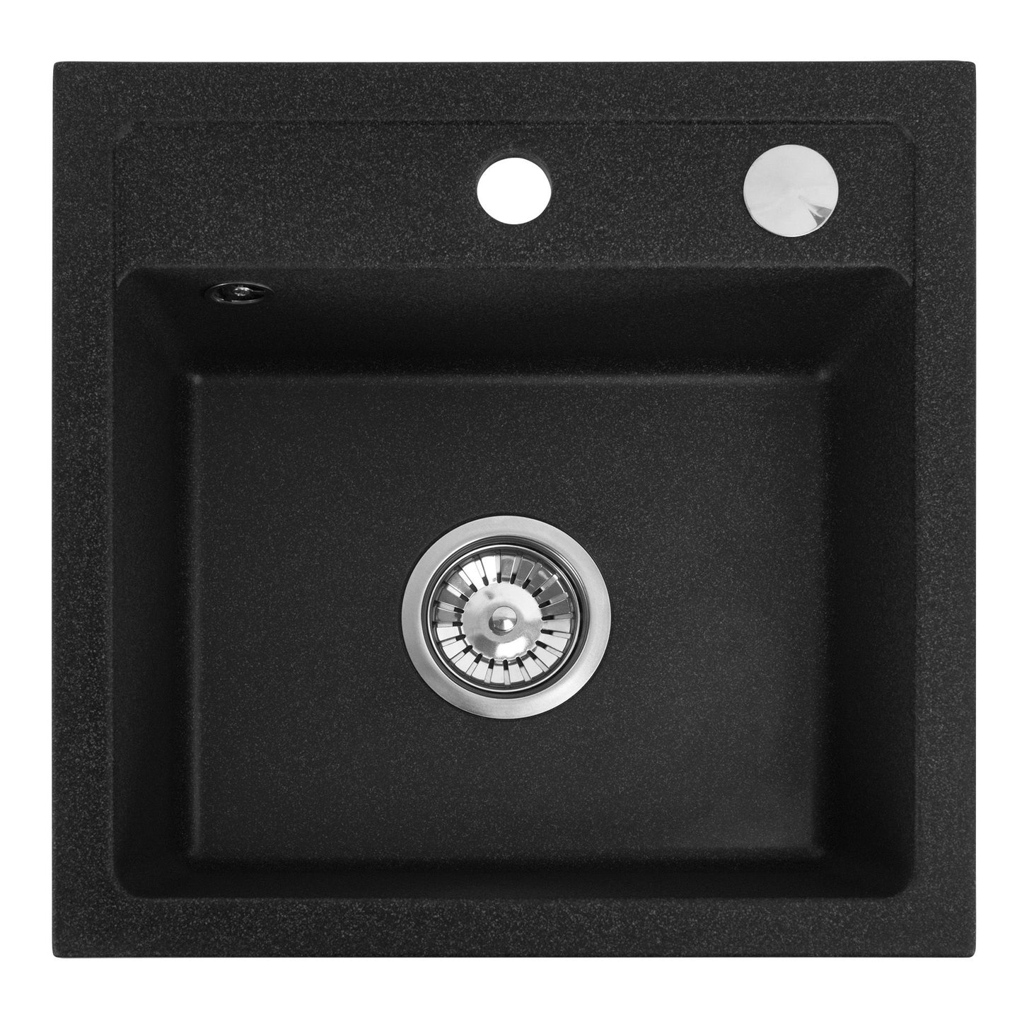 Chiuveta bucatarie Granit West black metalic Negru  1