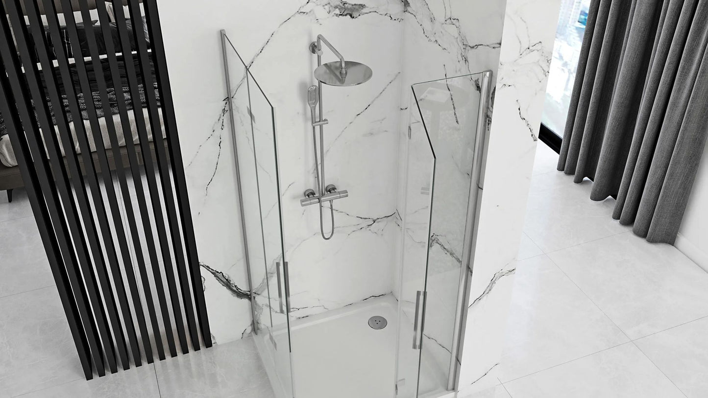 Cabina dus Rea Molier Chrome Double 80x80  3