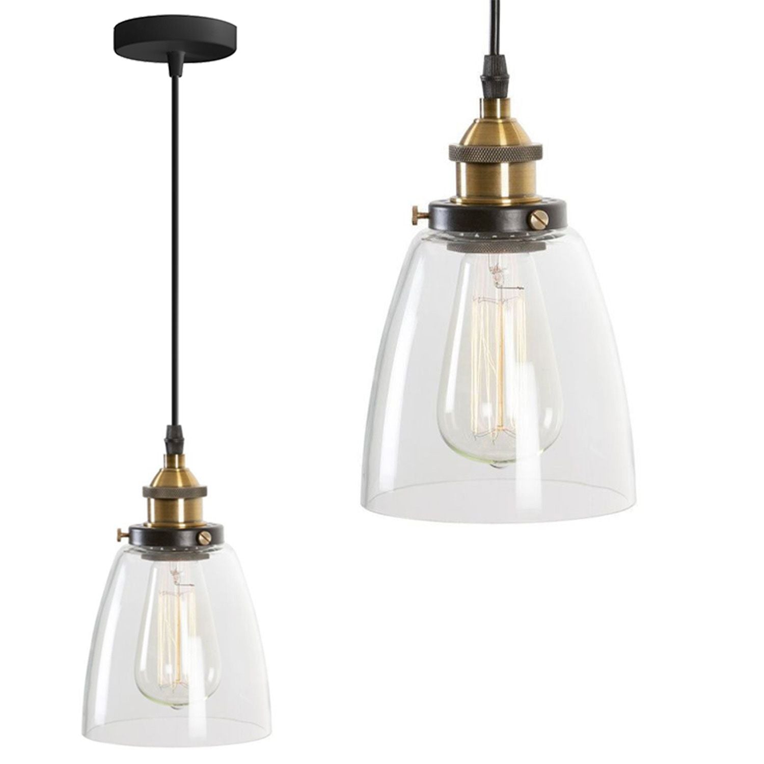 Lampa DE TAVAN SUSPENDABILA din sticla Verto D APP048-1CP  1