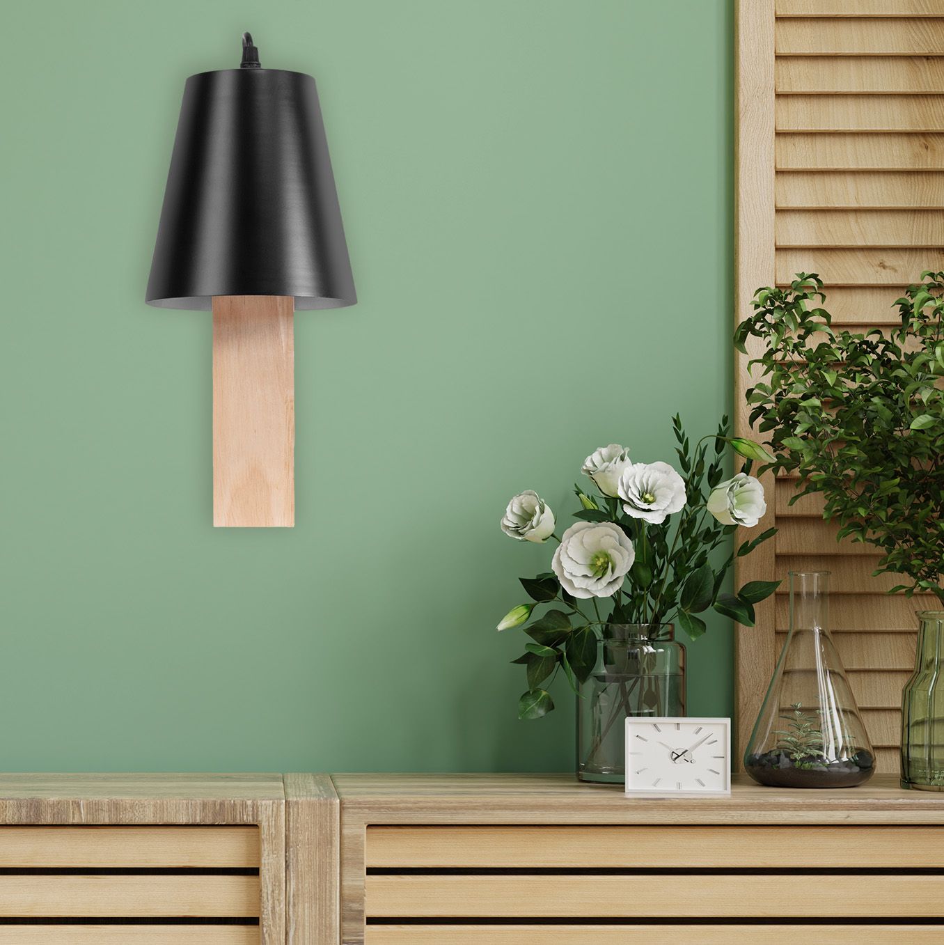 Lampa de perete LOFT APP1279-1W BLACK  7
