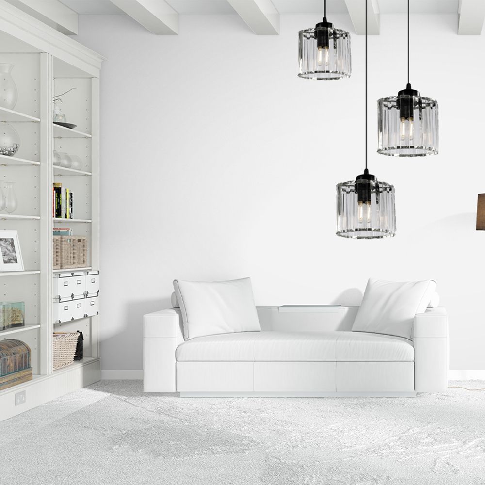 Lampă de tavan din imitatie cristal negru APP513-3CPR  8