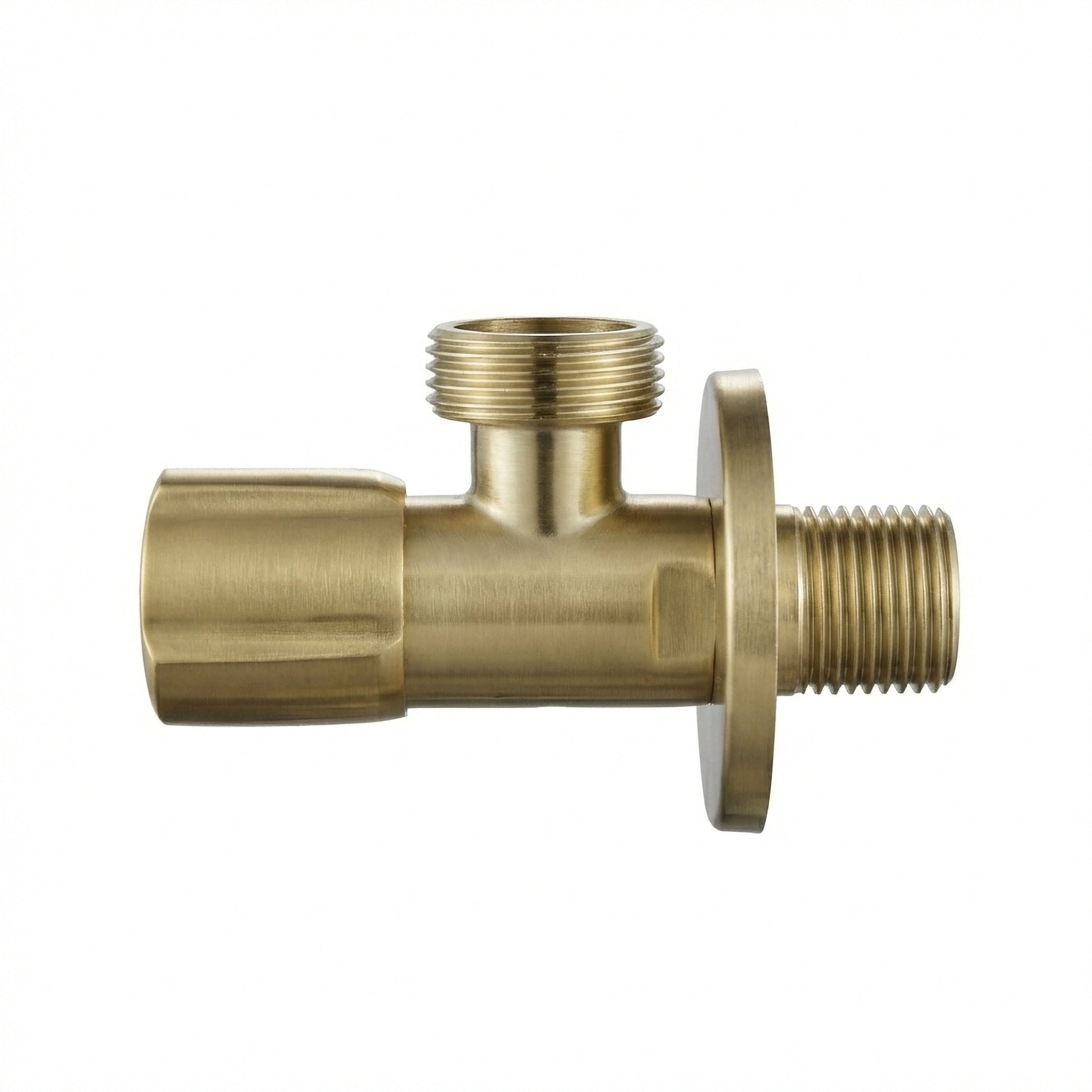 Robinet colțar 02 1/2" x 3/4" Brush Gold  3