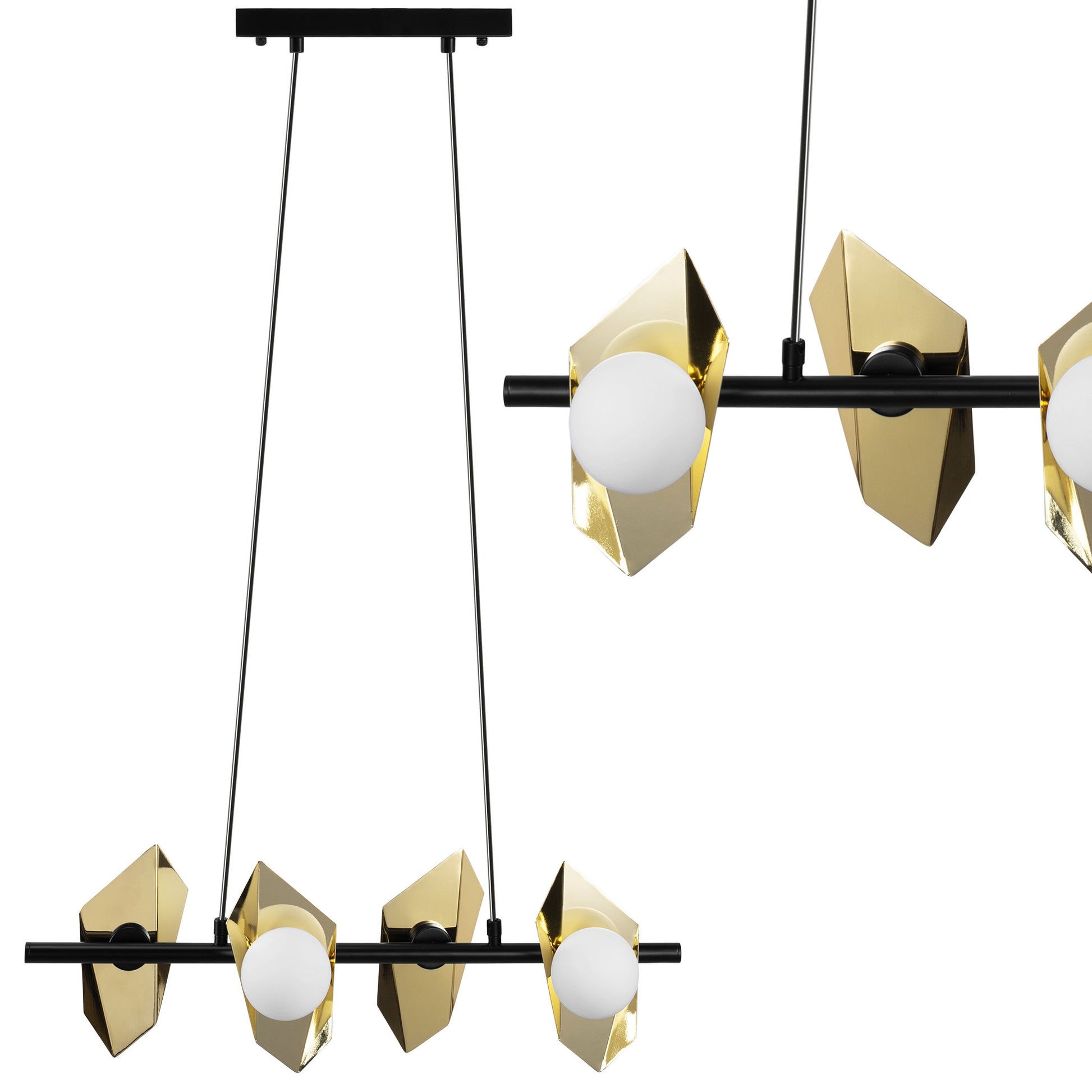 Lampă De Tavan App1412-cp Black Gold  1