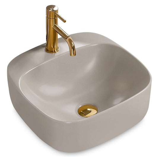 Lavoar pentru blat Rea Luiza 42 Grey MAT 1