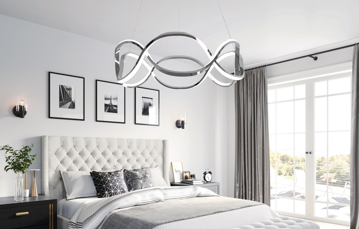 Lampa Led App801-cp Twist Chrome  5