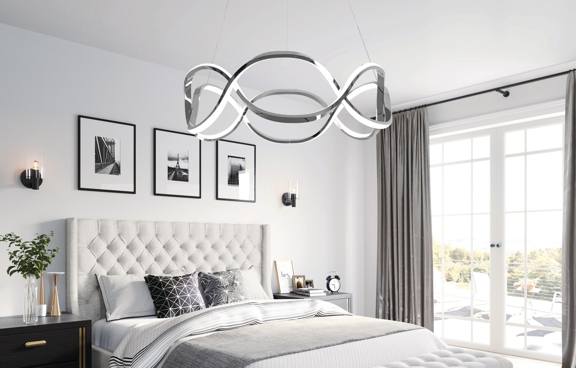 Lampa Led App801-cp Twist Chrome  5