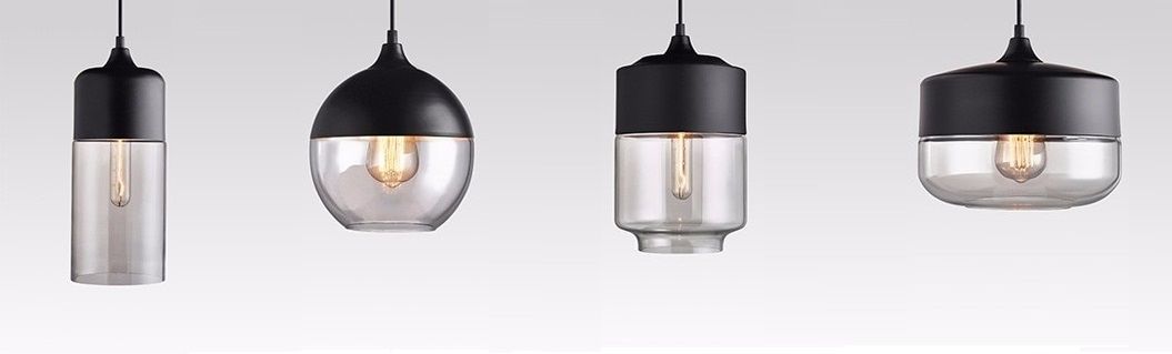 Lampa DE TAVAN SUSPENDABILA din sticla Zenit D Black  11