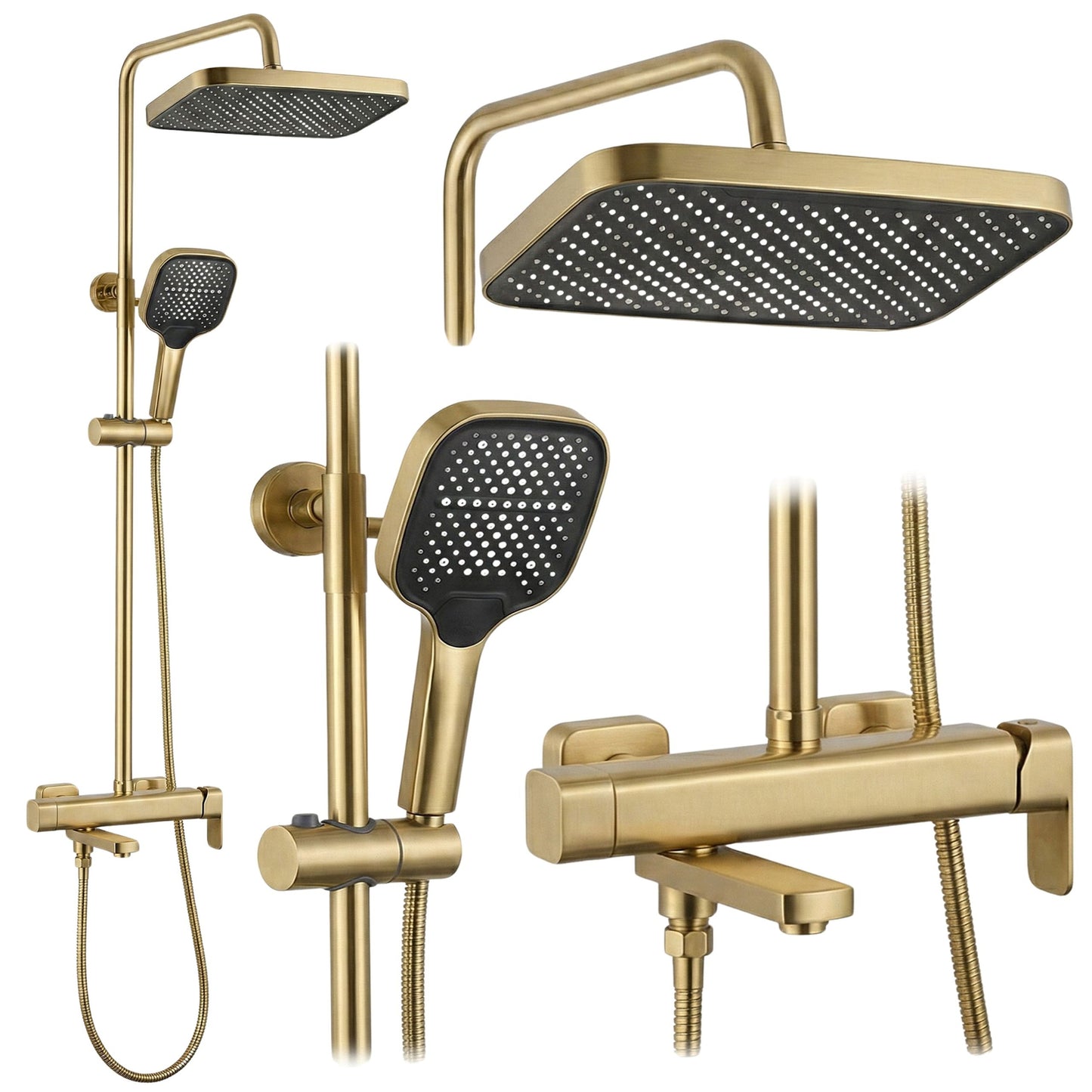 Set dus Rea Arlo Brush Gold  1