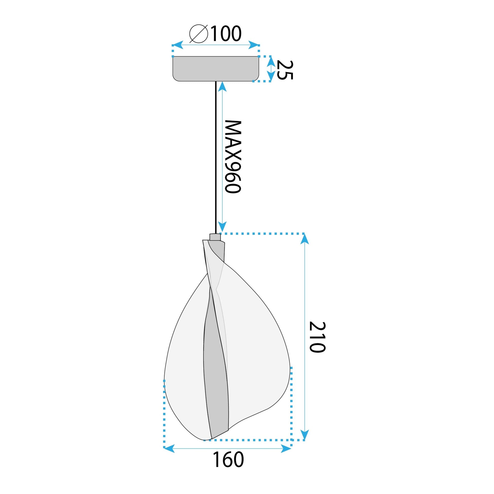 Lampa Led G129-cp Gold  9