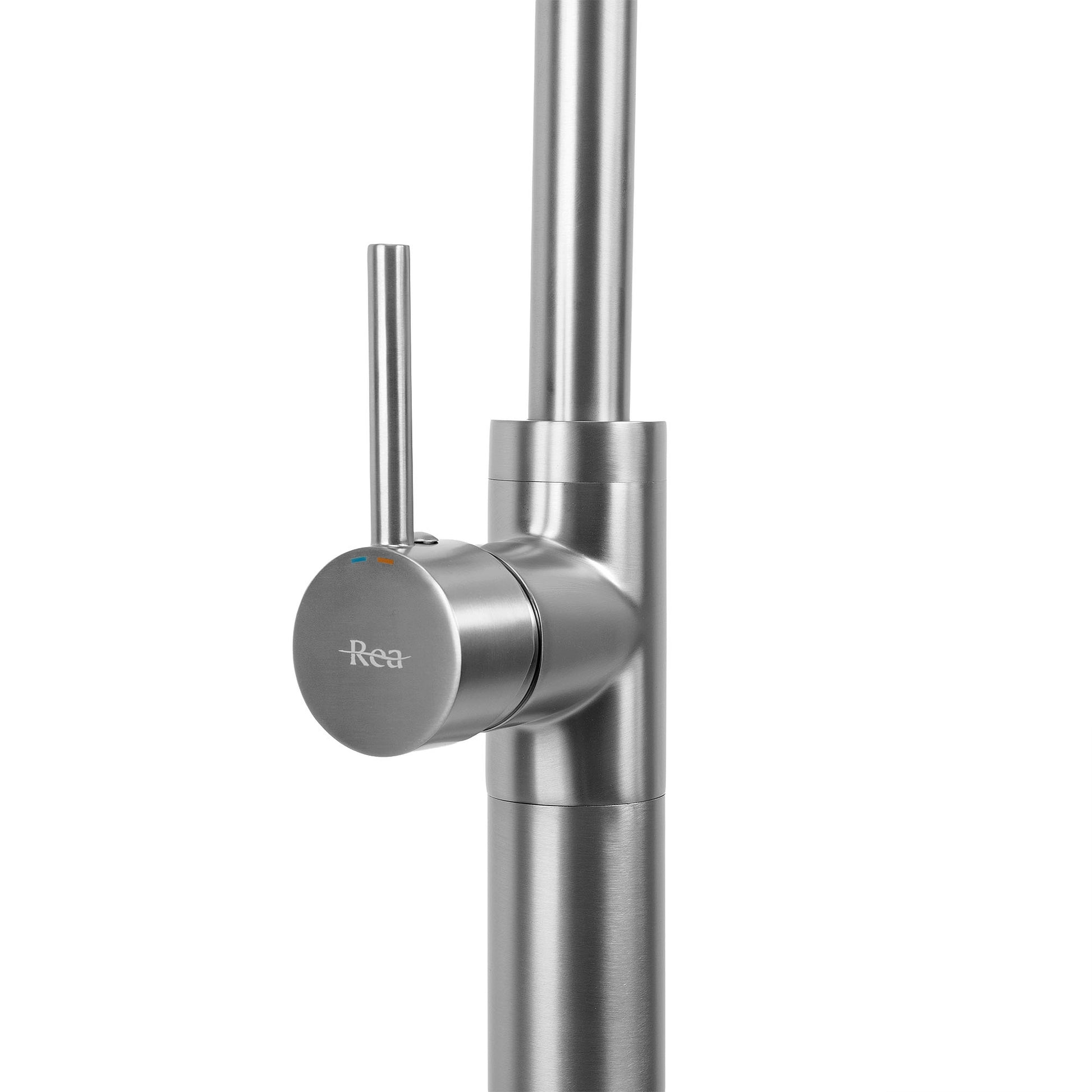 Robinet pentru lavoar Rea Lungo Brush Nickel  5
