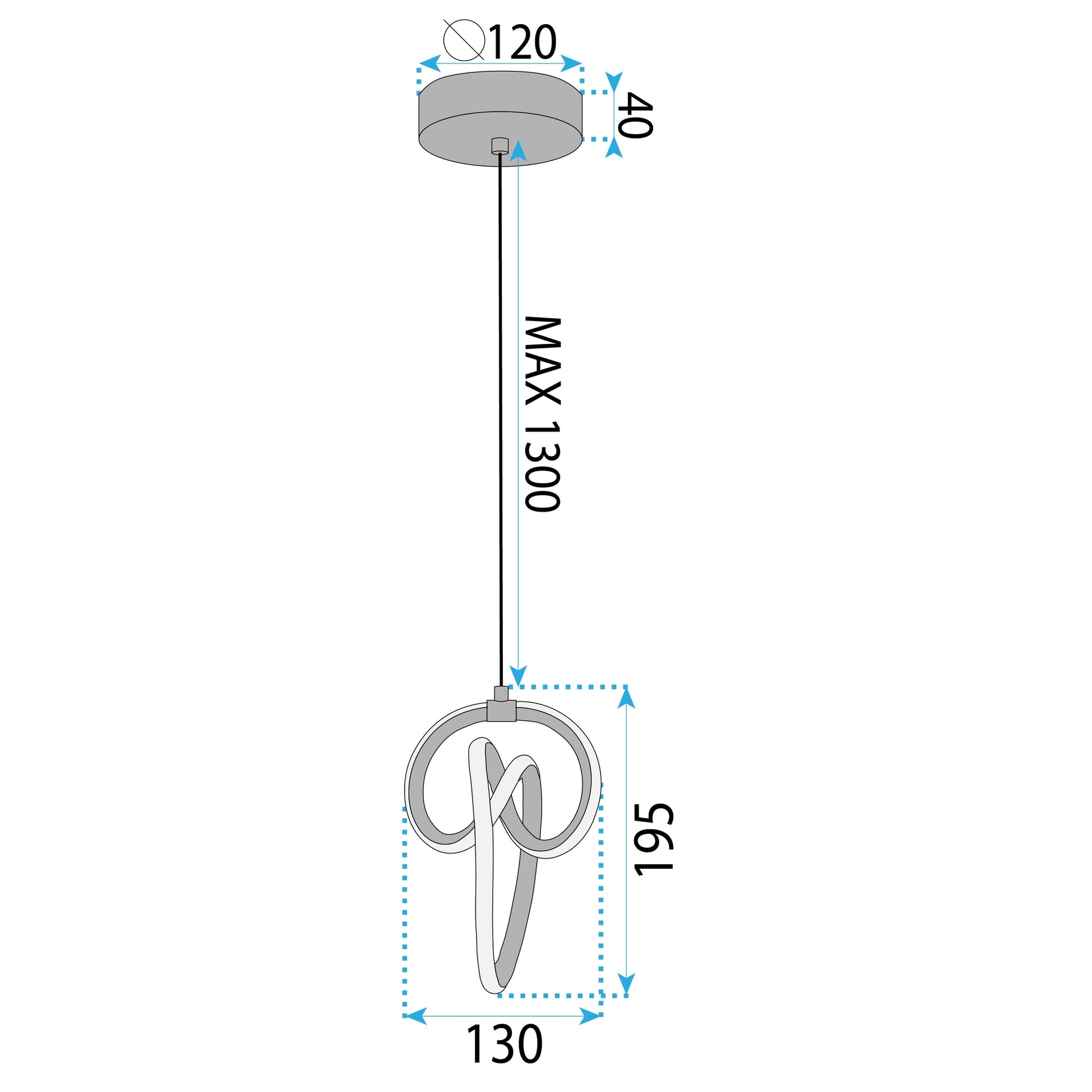 Lampă Suspendată Led Lhj092-1cp Gold  6