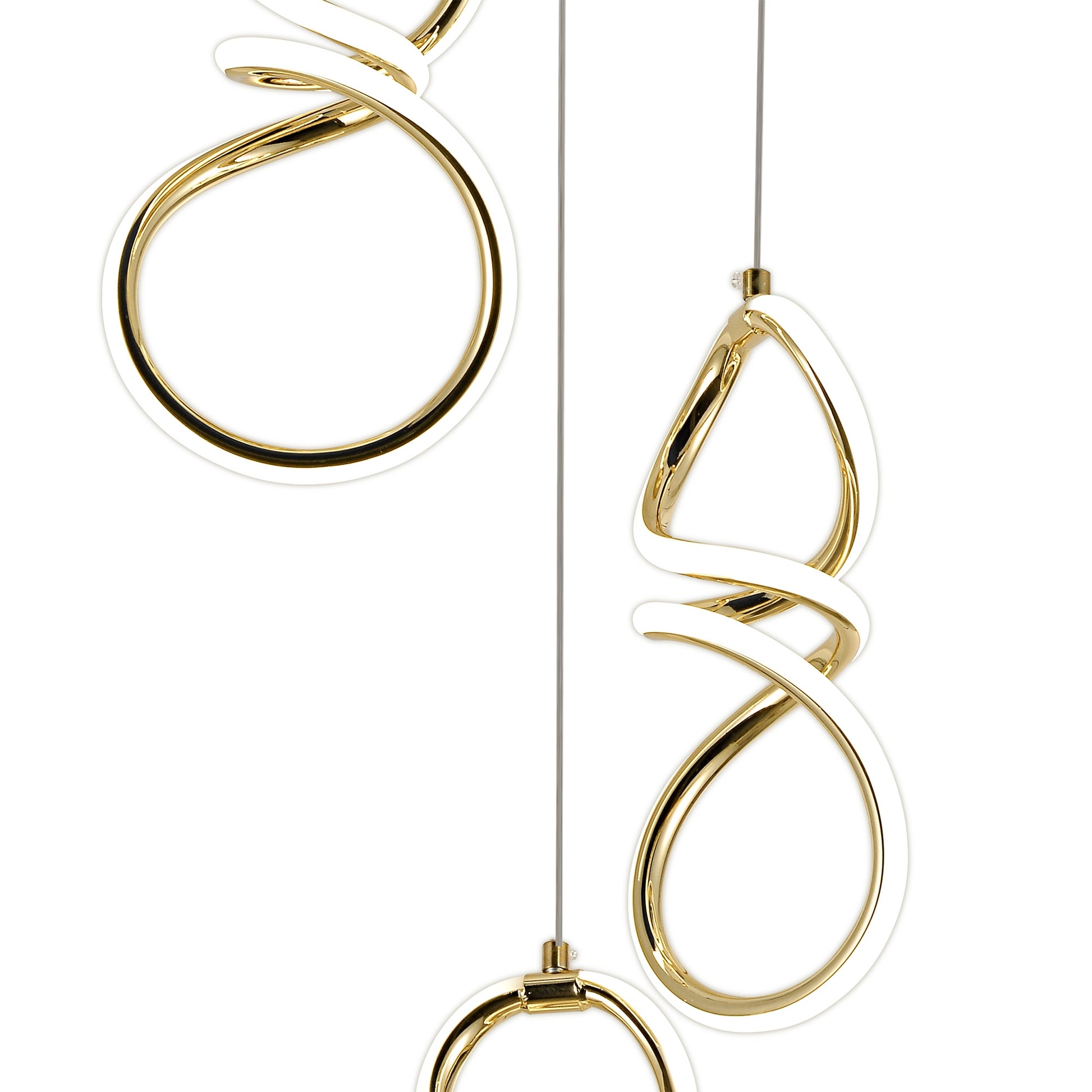 Lampă Suspendată Led G073-3cpr Gold  4