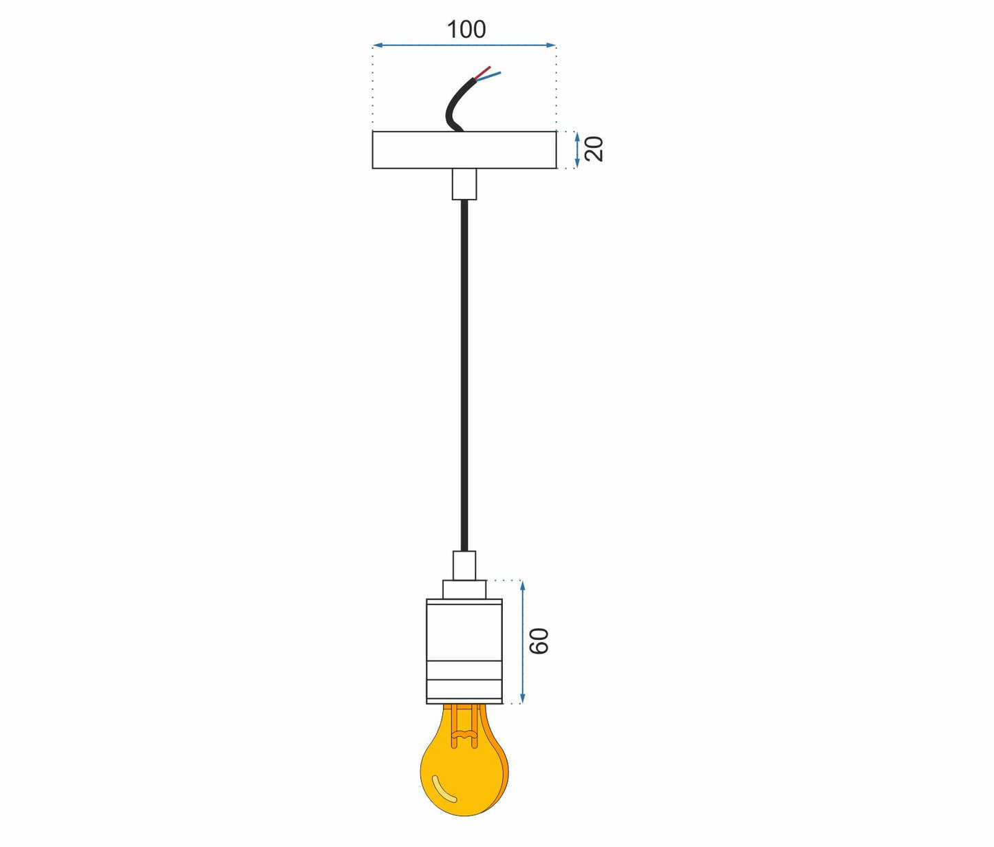 Lampa DE TAVAN SUSPENDABILA Argintiu APP347-1CP  4