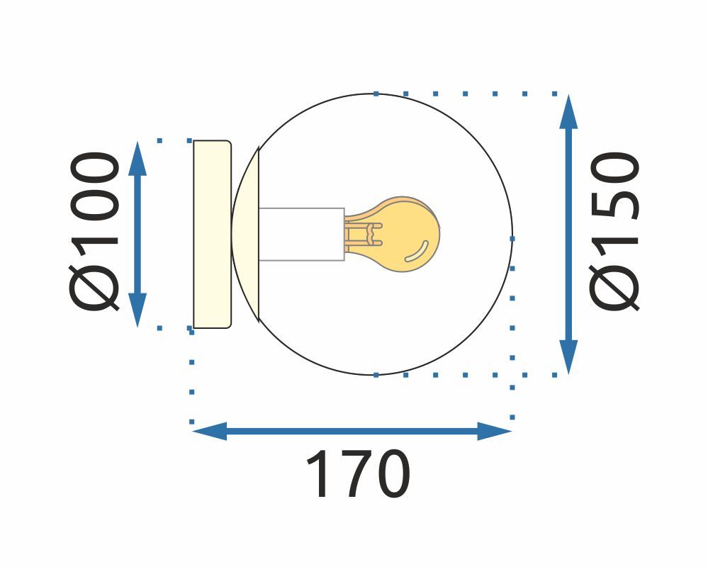 Lampă suspendată APP1156-1C Gold  7