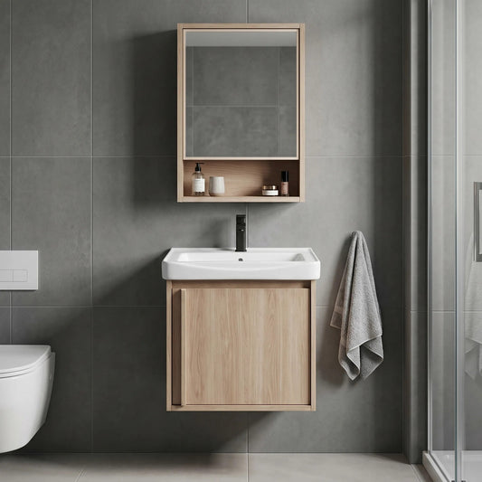 Set mobilier de baie cu lavoar Gama T25023 BXM 50CM  1