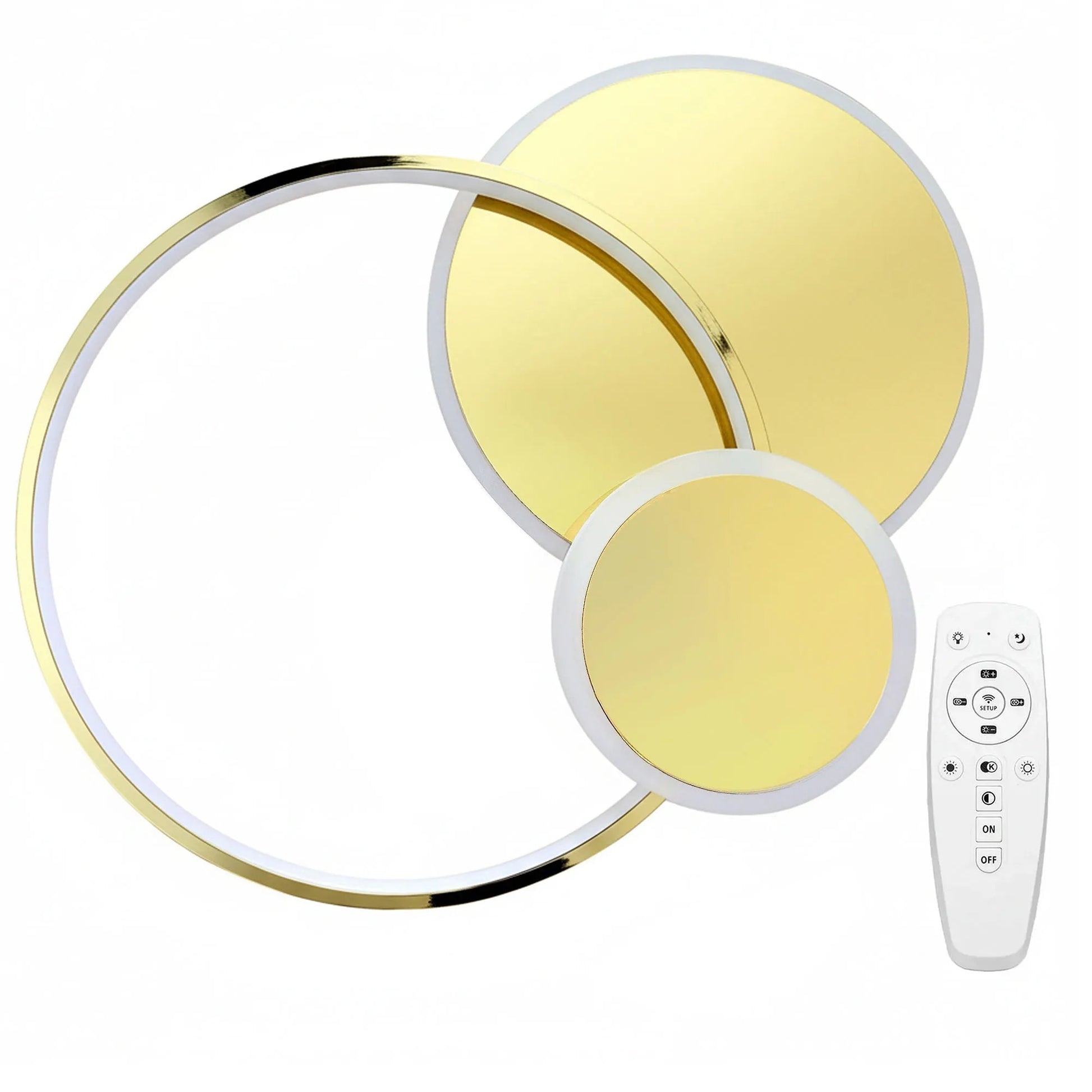 Lampă de tavan APP1710-C Gold LED  1